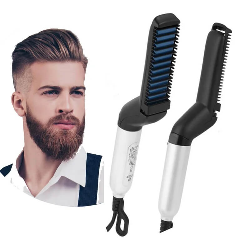 Pente Elétrico Masculino para Cabelo e Barba