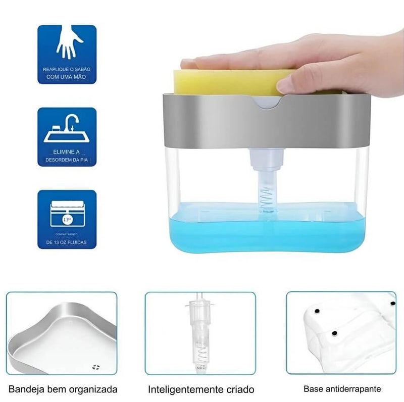 Dispenser de Detergente - EsponjaPress