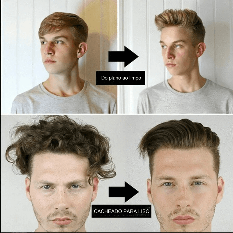 Pente Elétrico Masculino para Cabelo e Barba